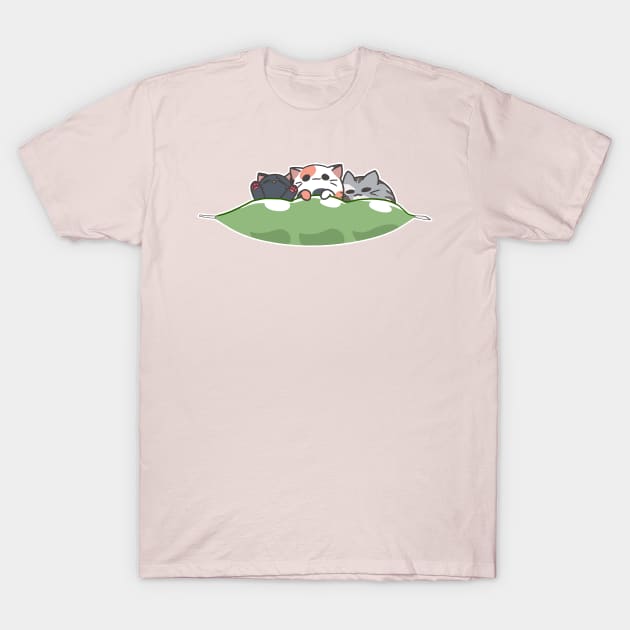 Peas in a Paw'd T-Shirt by Sakusagi